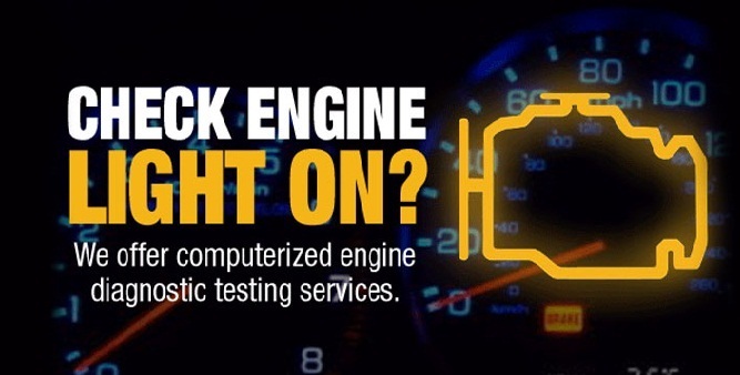 device for checking check engine light